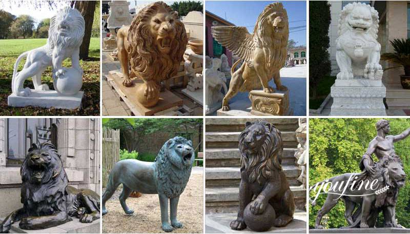 Chinese lion statue