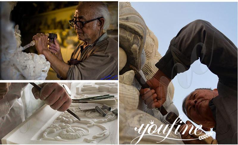 Marble Chinese Guardian Lion