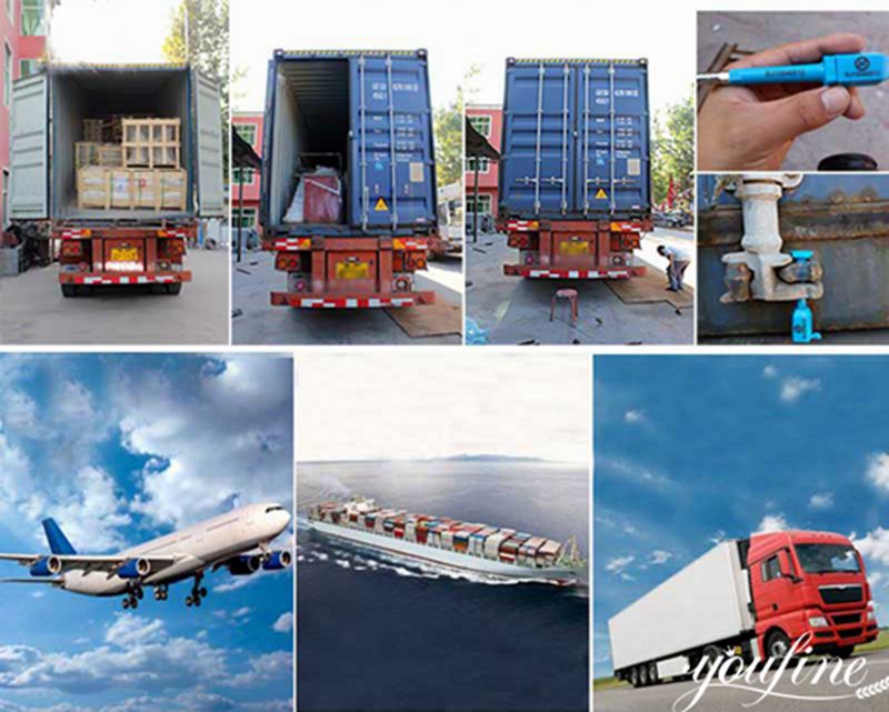 Marble lion sculpture