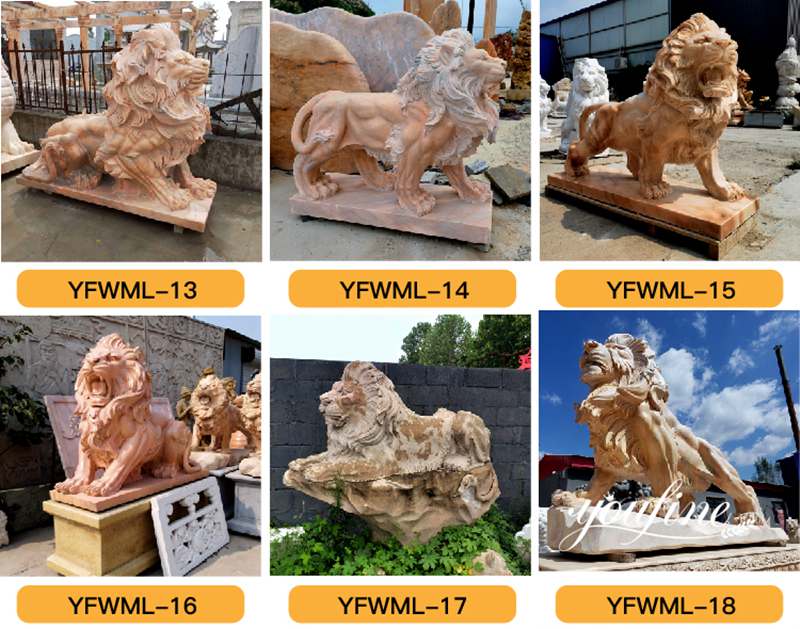 stone lion statue for sale (2)