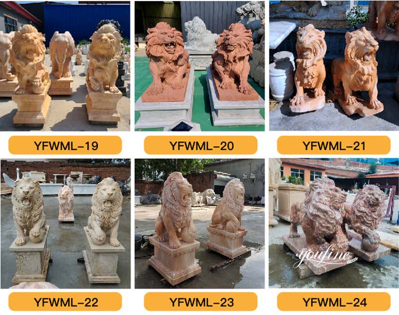 stone lion statue for sale