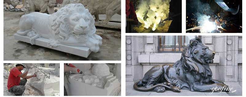 marble lion statue for sale