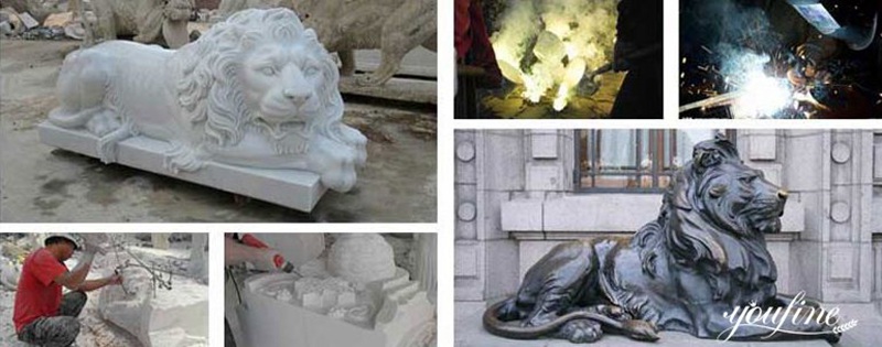 lion statue home decor-YouFine Sculpture (2)
