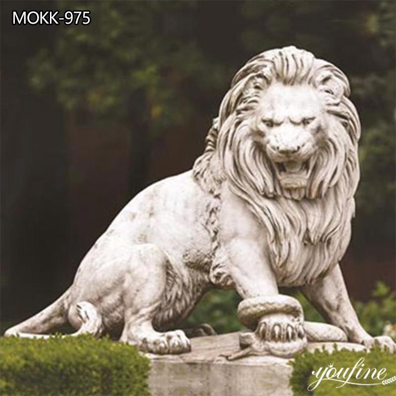 Life Size Lion Statue Decor Suppliers MOKK-975