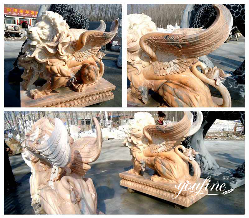 marble lion statues for sale -YouFine Sculpture (2)
