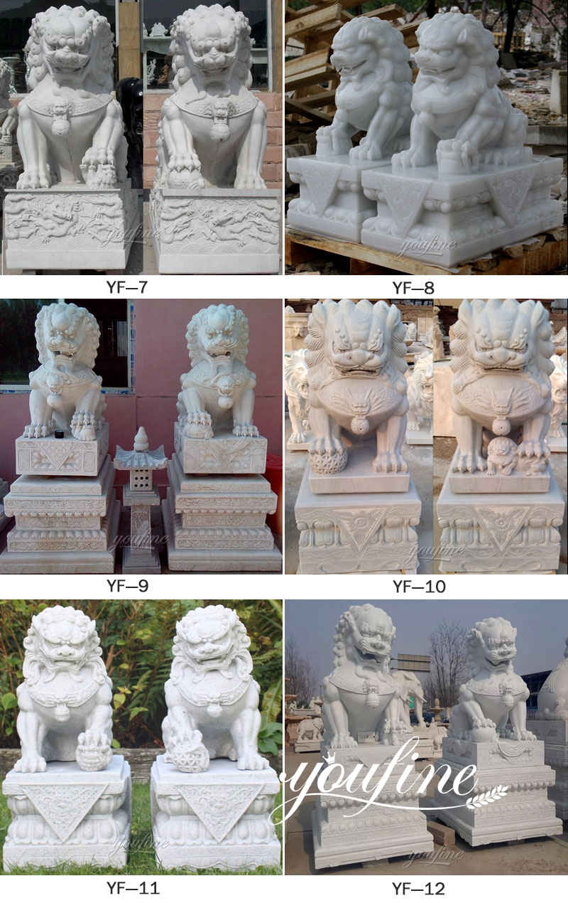 Chinese foo dog statues for sale -YouFine Sculpture