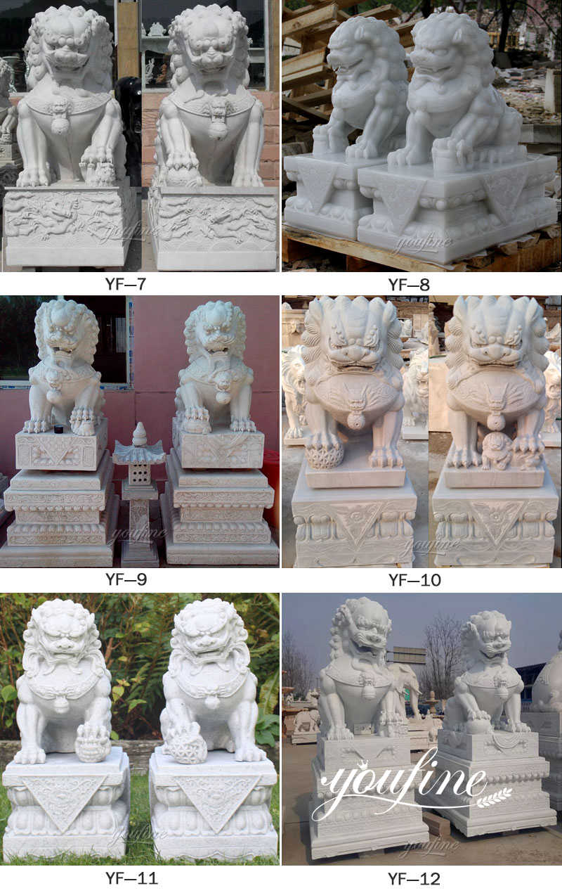 Chinese foo dog statues for sale -YouFine Sculpture