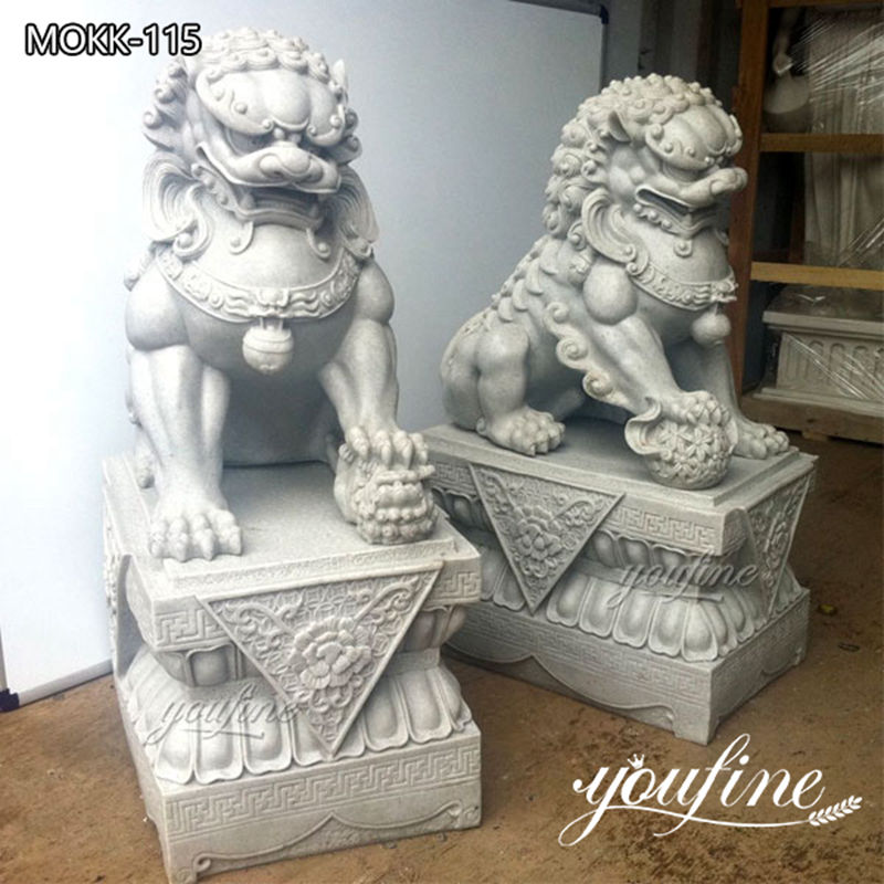 Large Chinese Foo Dog Statue Outdoor for Sale MOKK-115