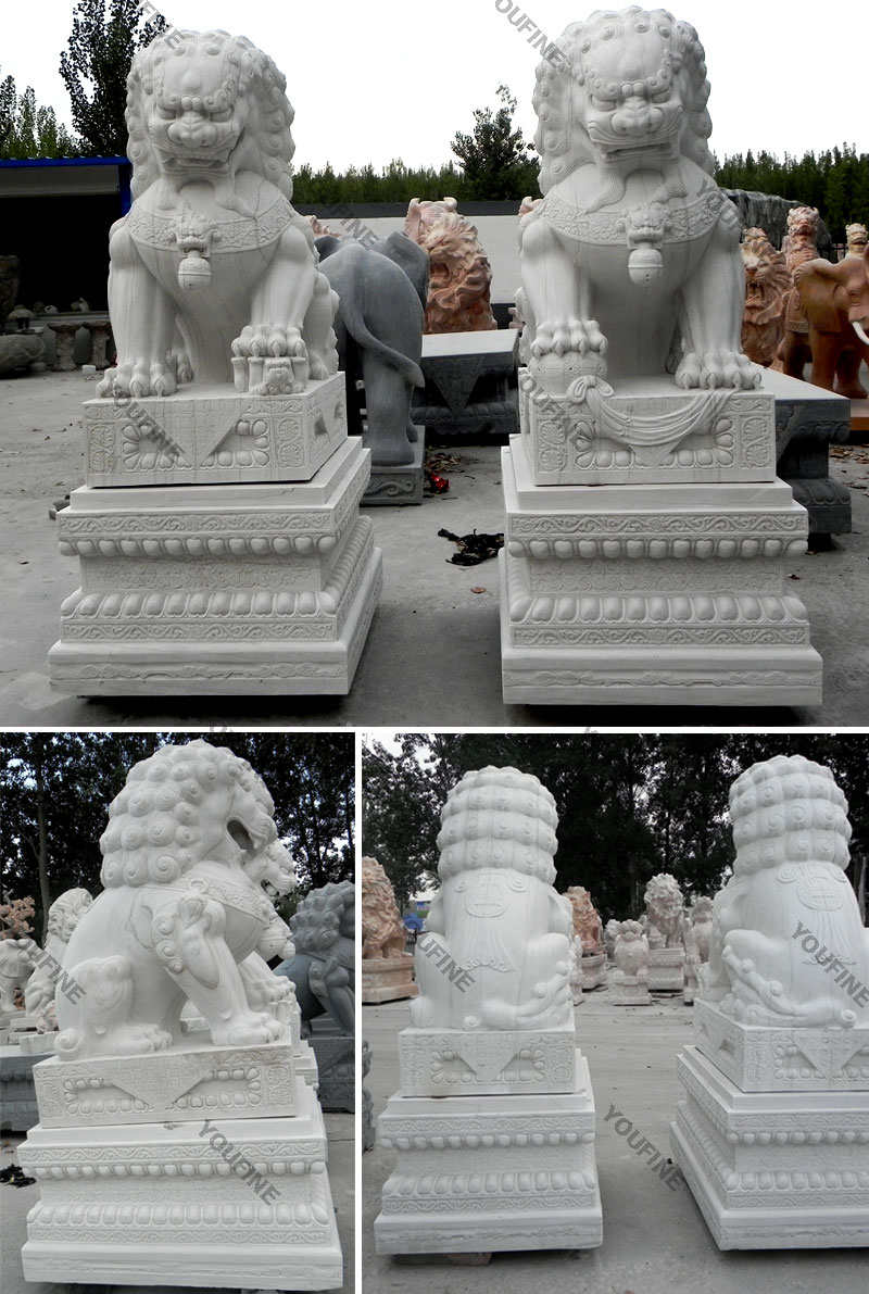 Chinese guardian lion statue -YouFine Sculpture