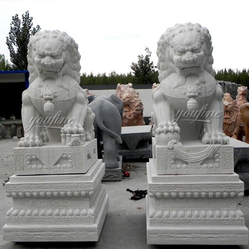 Large Chinese Guardian Lion Statue Outdoor Decor Manufacturer MOKK-120